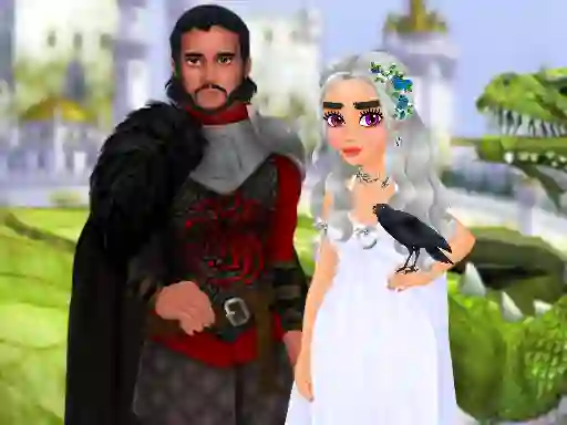 Cluiche Dragon Queen Wedding Dress ar líne