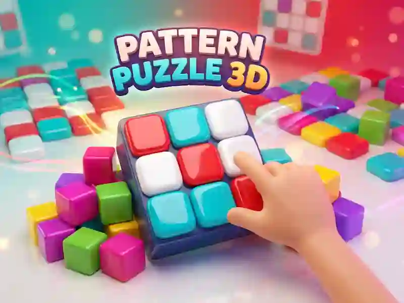 Cluiche Pattern Puzzle 3D ar líne