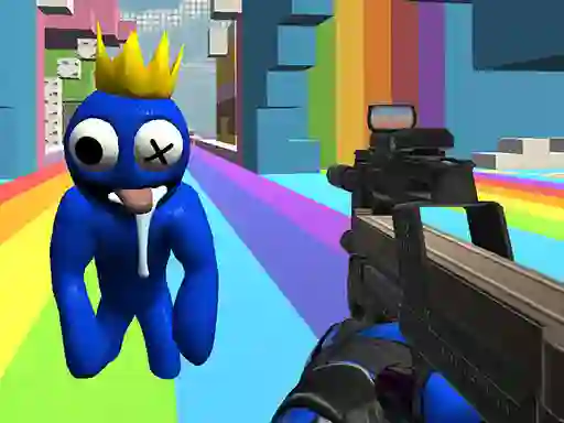 Cluiche Rainbow Friends Survival ar líne