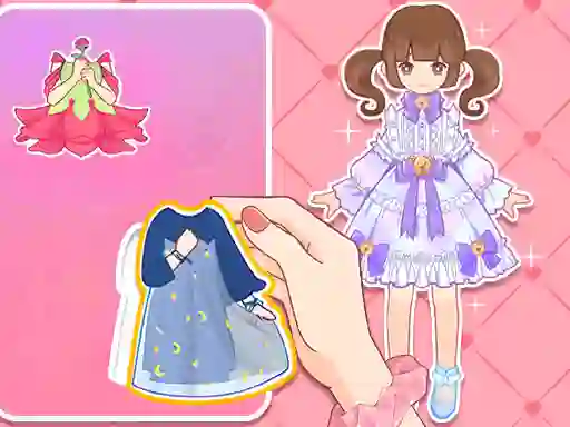 Cluiche Paper Doll For Girls Dress Up ar líne