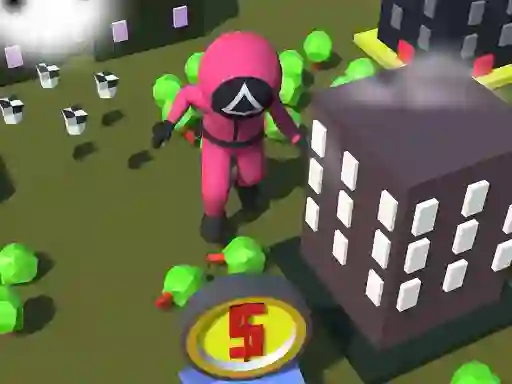 Cluiche Squid Gamer City Destroyer ar líne