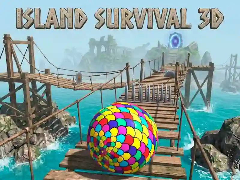 Cluiche Island Survival 3d ar líne