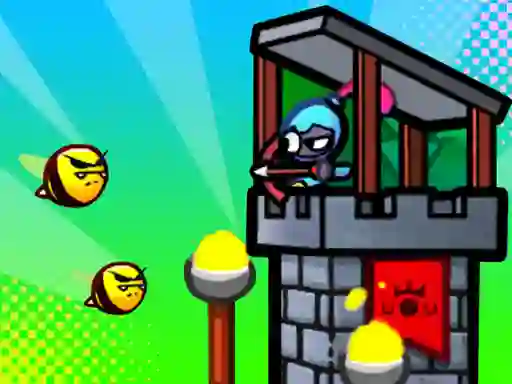 Cluiche Idle Archer Tower Defense ar líne