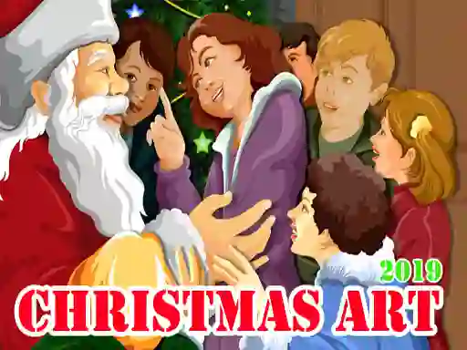 Cluiche Christmas Art 2019 ar líne