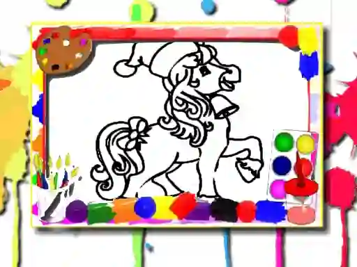 Cluiche Horse Coloring Book ar líne