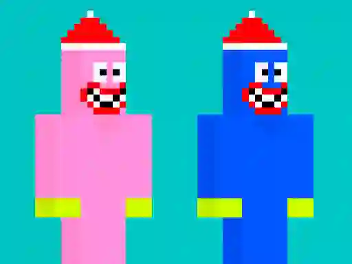 Cluiche Noob Huggy Kissiy ar líne