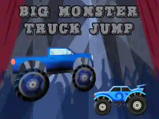 Cluiche Big Monster Truck Jump ar líne