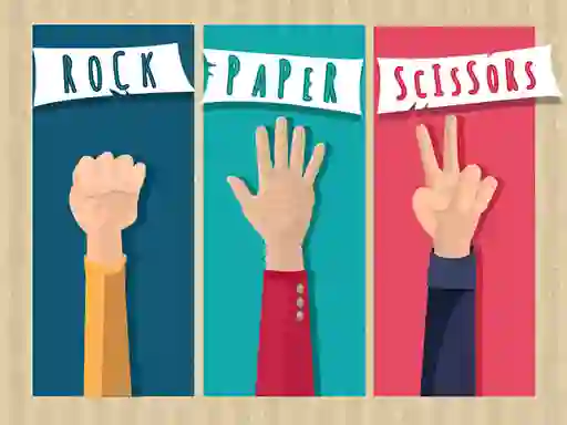 Cluiche Rock Paper Scissors ar líne