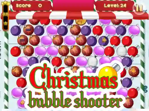 Cluiche Christmas Bubble Shooter 2019 ar líne