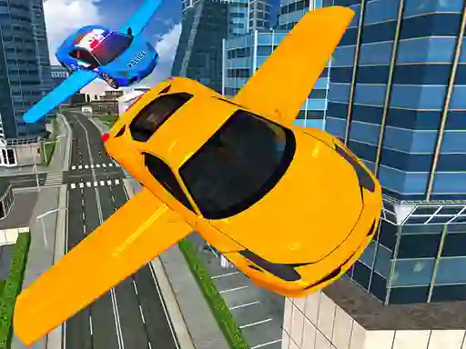 Cluiche Flying Car Simulator 3D ar líne