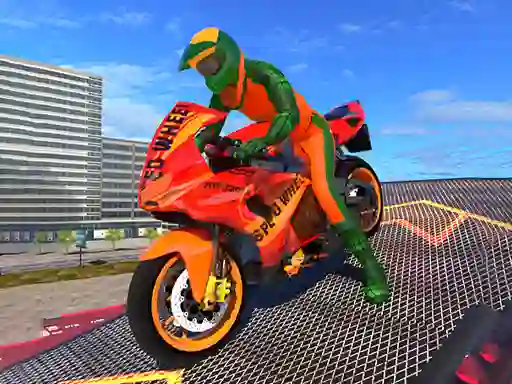 Cluiche Bike Stunt Driving Simulator 3d ar líne