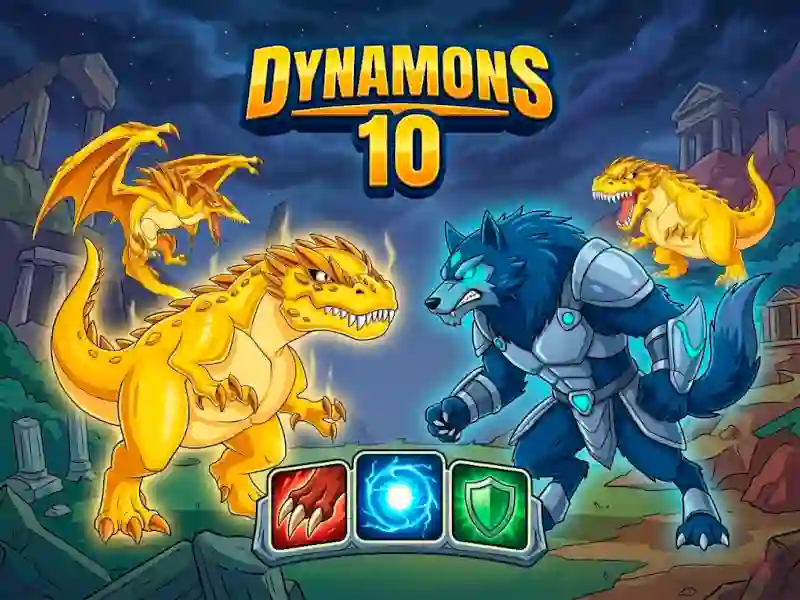 Cluiche Dynamons 10 ar líne