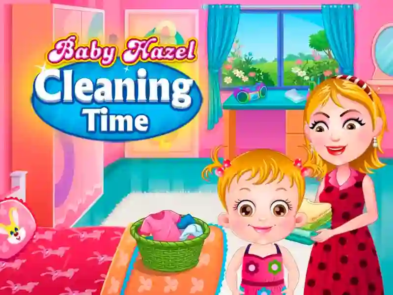 Cluiche Baby Hazel Cleaning Time ar líne