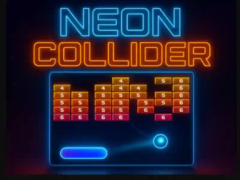 Cluiche Neon Collider ar líne