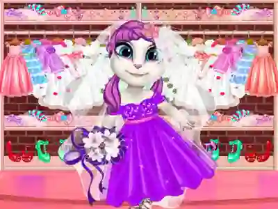 Cluiche Sweet Kitty Dream Dress ar líne