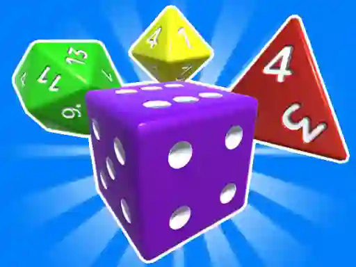 Cluiche Idle Dice 3D: Incremental Game ar líne
