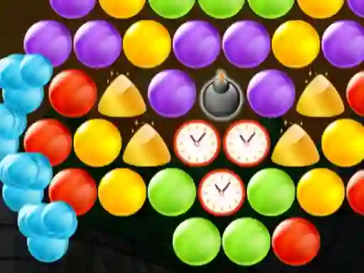 Cluiche Bubble Shooter Gold Mining ar líne