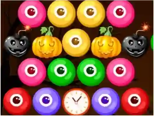 Cluiche Spooky Bubble Shooter ar líne