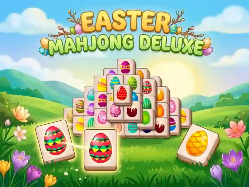 Cluiche Easter mahjong deluxe ar líne