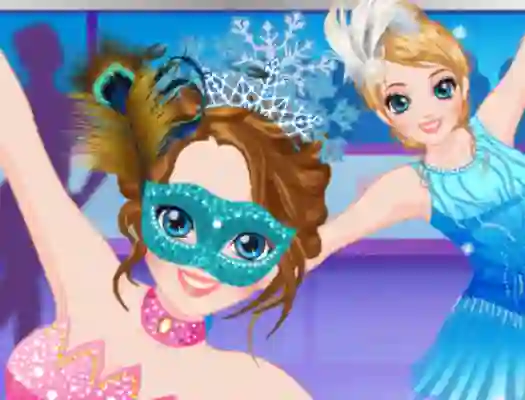 Cluiche Ice Skater Princess Dressup ar líne