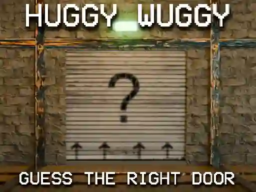 Cluiche Huggy Wuggy Guess the right door ar líne