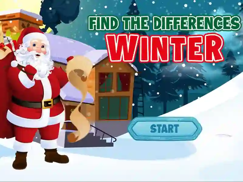 Cluiche Find The Differences Winter ar líne