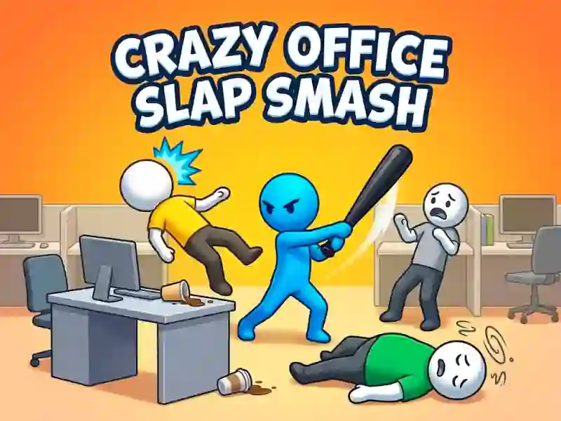 Cluiche Crazy Office Slap Smash ar líne