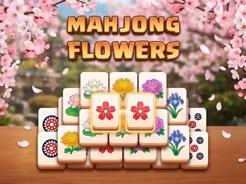 Cluiche Mahjong Flowers ar líne