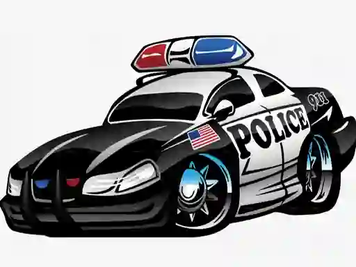 Cluiche Police Cars Memory ar líne