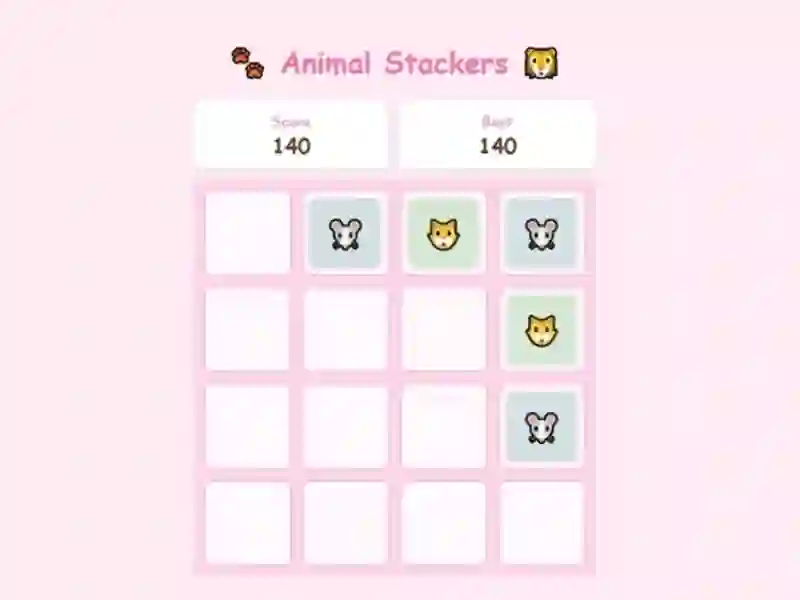 Cluiche Animal Stackers ar líne