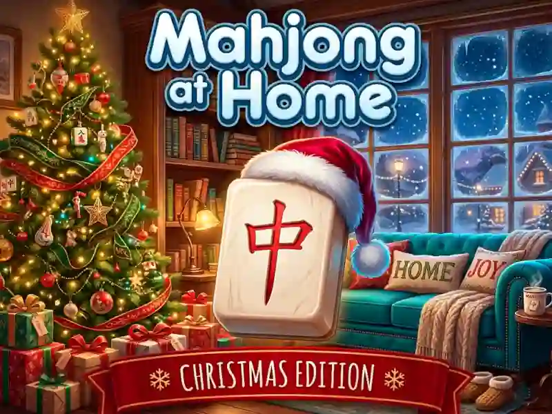 Cluiche Mahjong At Home Xmas Edition ar líne