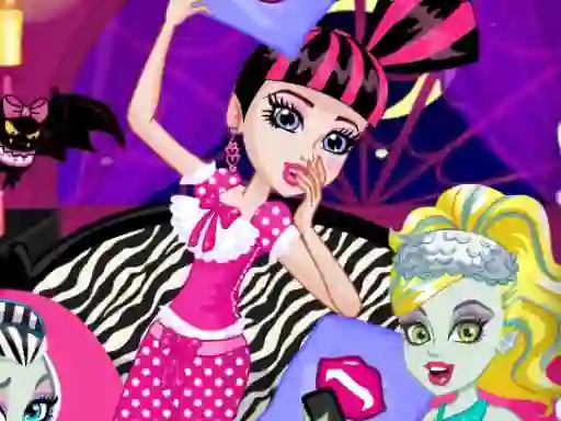 Cluiche Monster Slumber Party Funny Faces ar líne