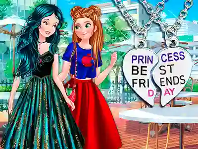 Cluiche Princess Best Friends Day ar líne