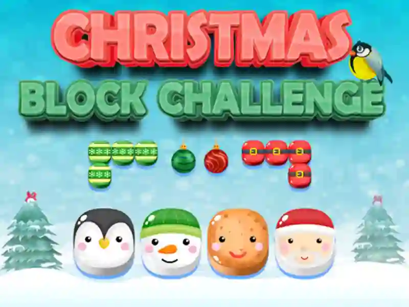 Cluiche Christmas Block Challenge ar líne