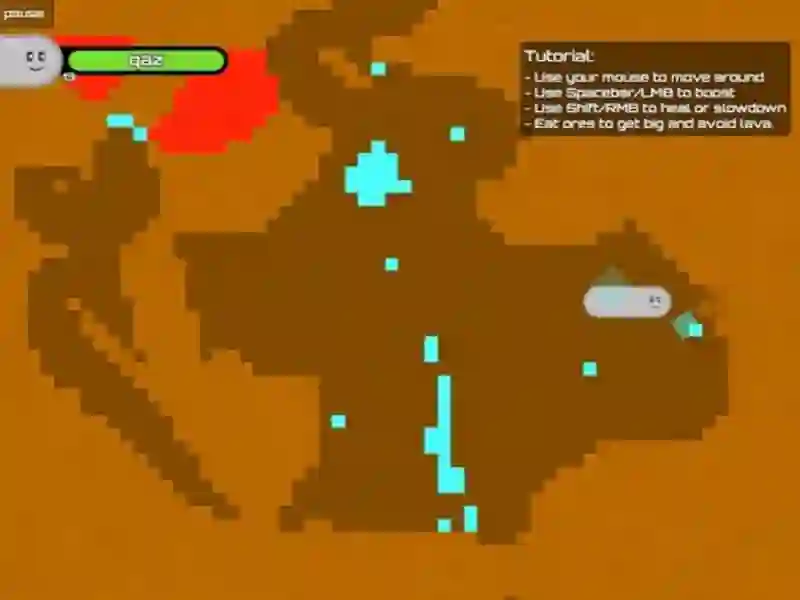 Cluiche Digworm.io ar líne