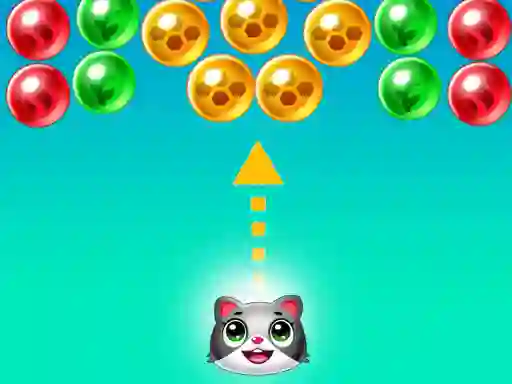 Cluiche Save the cats Bubble shooter ar líne