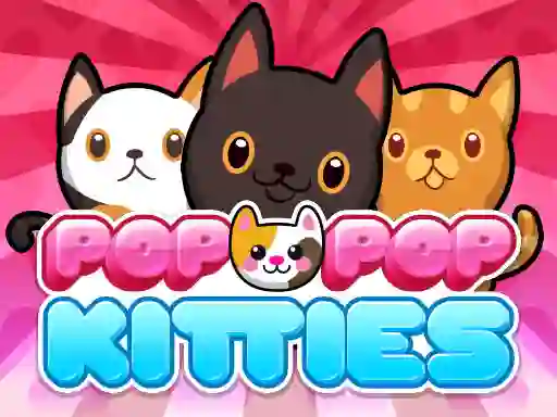 Cluiche Pop-pop kitties ar líne