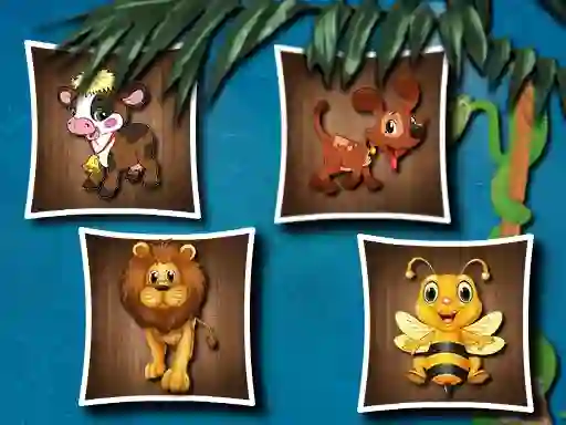 Cluiche Cute Animal Shapes ar líne