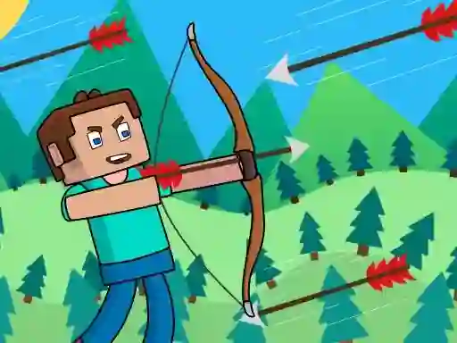 Cluiche Noob Archer Monster Attack ar líne
