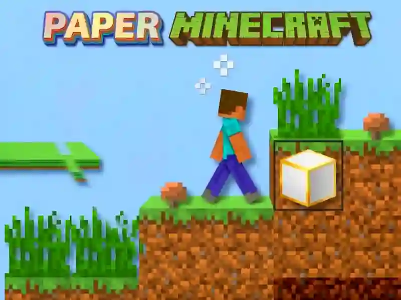 Cluiche Paper Minecraft ar líne