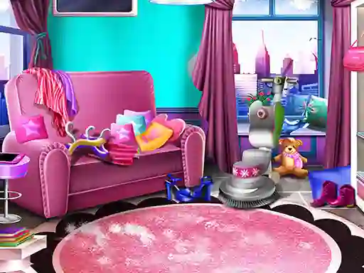 Cluiche Girly House Cleaning ar líne