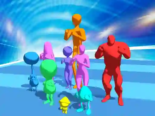 Cluiche Stickman Crowd Fight ar líne