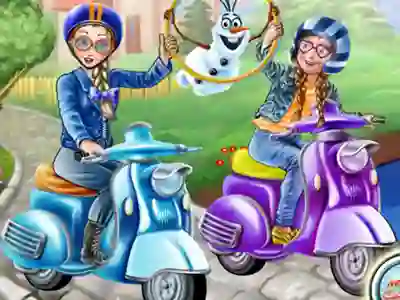 Cluiche Princess Scooter Ride ar líne