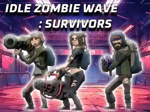 Cluiche Idle Zombie Wave: survivors ar líne