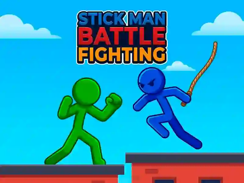 Cluiche Stick Man Battle Fighting ar líne