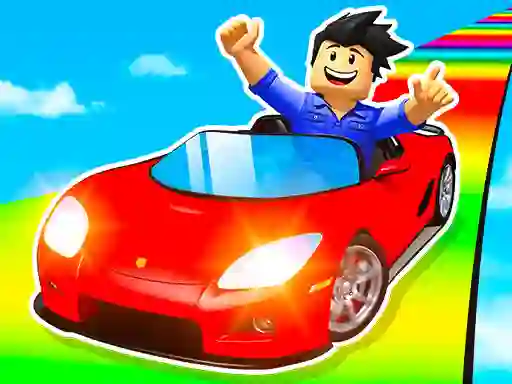 Cluiche Epic Car Stunt Race Obby ar líne