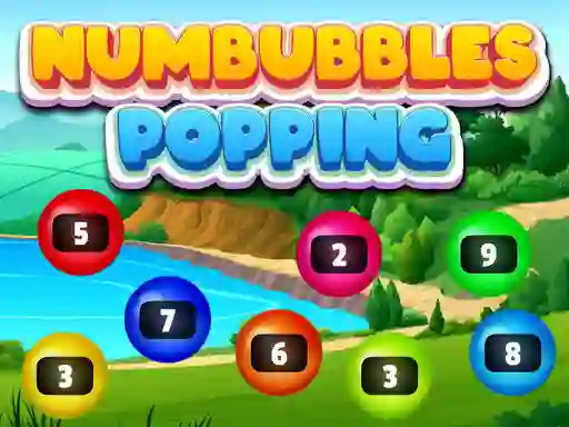 Cluiche Numbubbles Popping ar líne