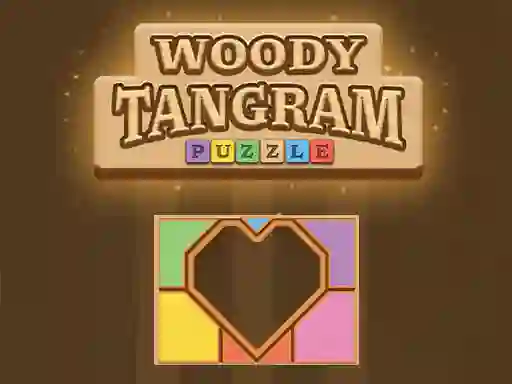 Cluiche Woody Tangram Puzzle ar líne