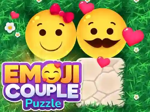 Cluiche Emoji Couple Puzzle ar líne