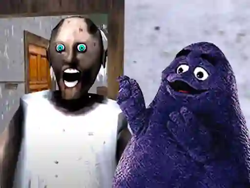 Cluiche When Granny Met Grimace Shake ar líne